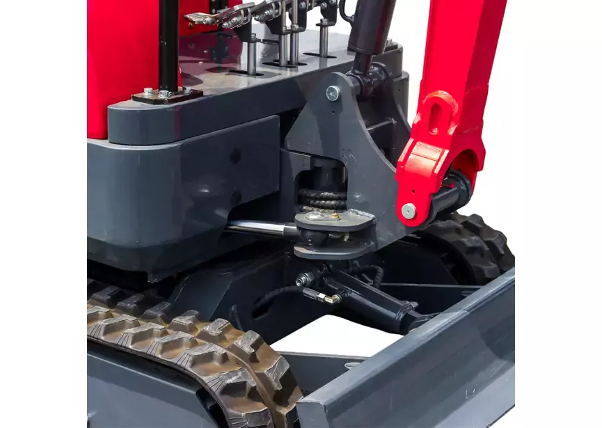 Mini-pelle 1,8 tonnes moteur Kubota 10,2 kW 3 cylindres avec bras pivotant et train de chenilles extensible MW Tools - Image 2