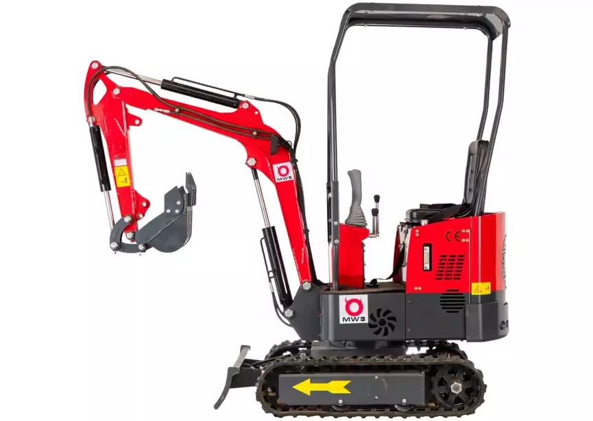 Mini-pelle 1 tonne moteur Koop 7 kW 1 cylindre MW Tools - Image 6