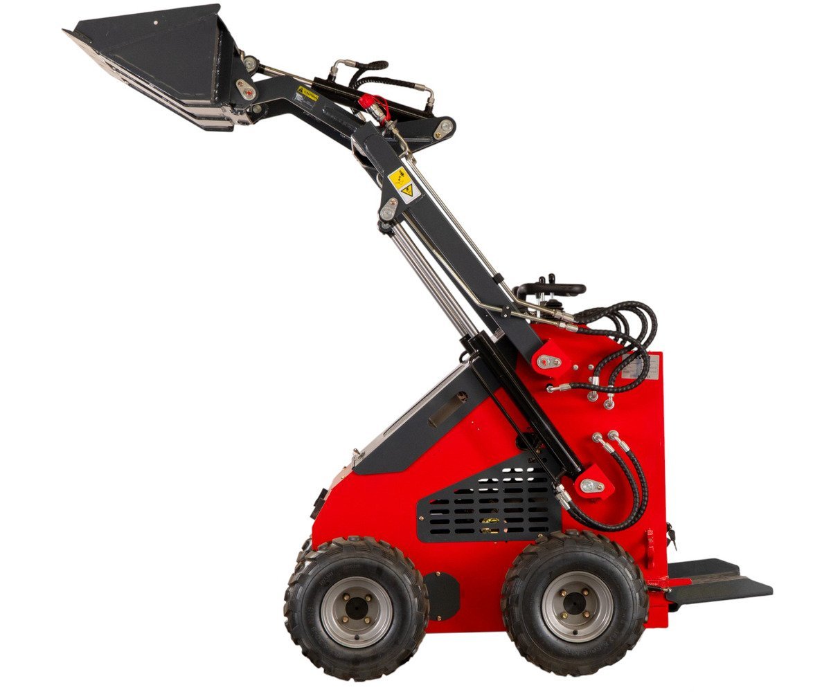 Mini chargeur sur roues moteur essence 23ch - 16 kW - 1000 kg - Capacité de levage 300 kg - Avec godet MW Tools