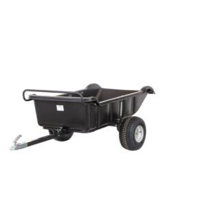 Remorque simple essieu 680 kg benne en plastique PE basculante 1750 x 1012 x 454 mm Torros