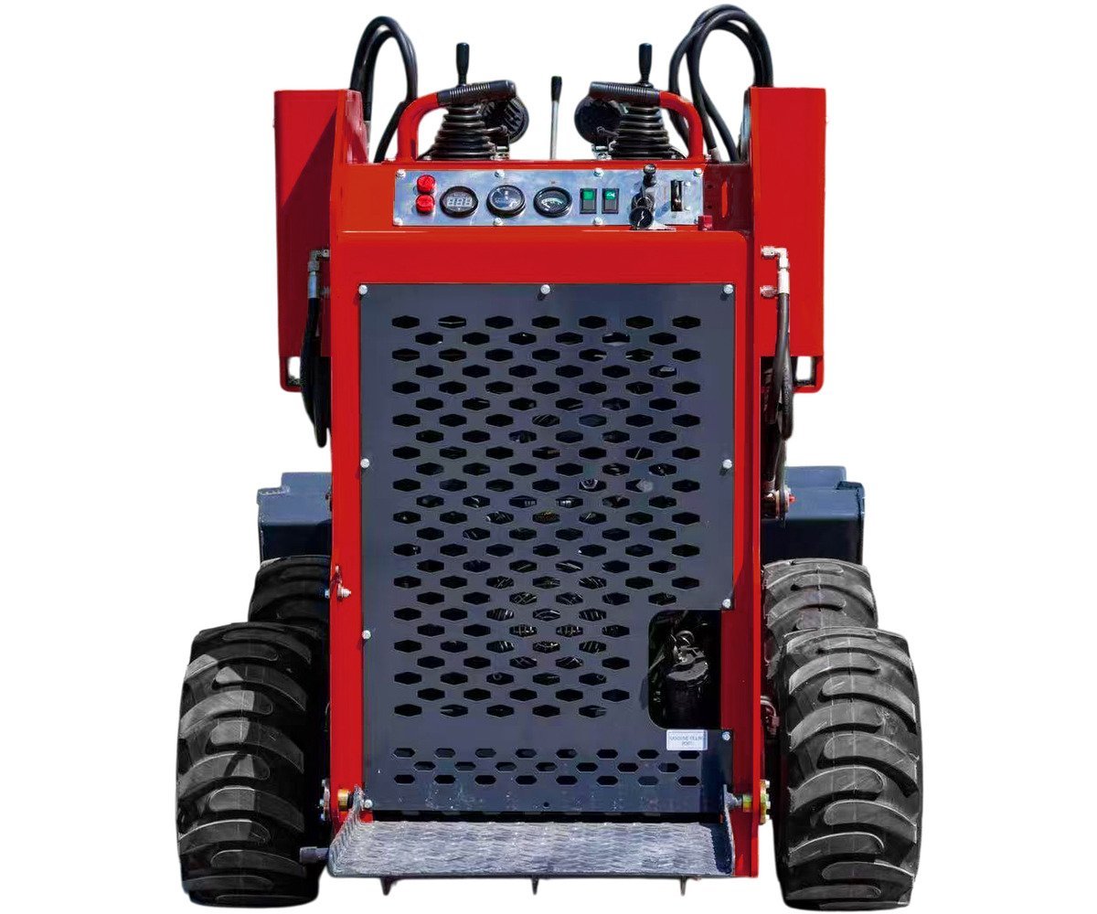 Mini chargeur sur roues moteur essence 23 ch - 1430 kg – Capacité de levage 430 kg - Avec Godet - Polyvalente, compacte et robuste MW Tools - Image 2