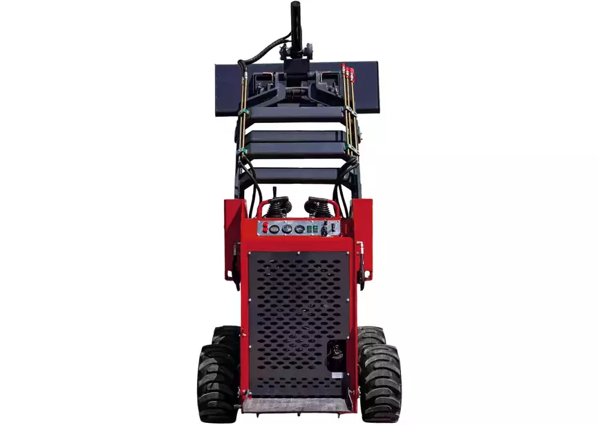 Mini chargeur sur roues moteur essence 23 ch - 1430 kg – Capacité de levage 430 kg - Avec Godet - Polyvalente, compacte et robuste MW Tools - Image 3