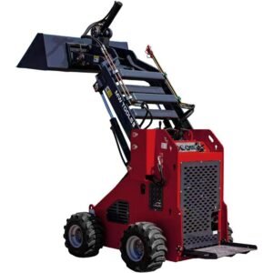 Mini chargeur sur roues moteur essence 23 ch - 1430 kg – Capacité de levage 430 kg - Avec Godet - Polyvalente, compacte et robuste MW Tools