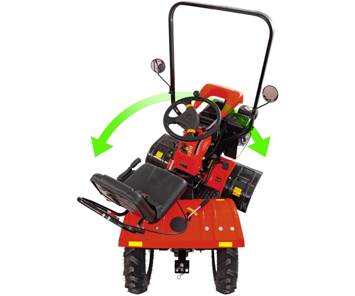 Mini tracteur 4x4 moteur essence 10,9 ch démarrage électrique MW Tools - Image 5