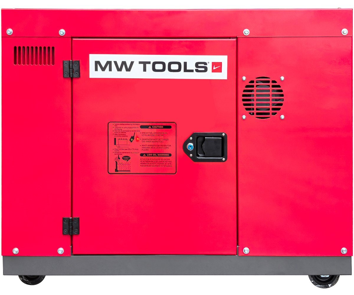 Groupe électrogène insonorisé diesel 6 kW 230V + 7,5kW 400V MW Tools - Image 2