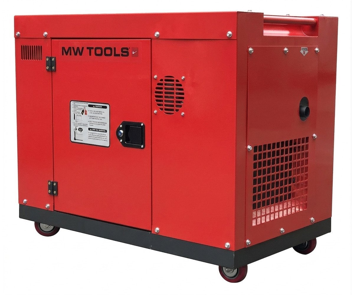Groupe électrogène insonorisé diesel 6 kW 230V + 7,5kW 400V MW Tools - Image 7