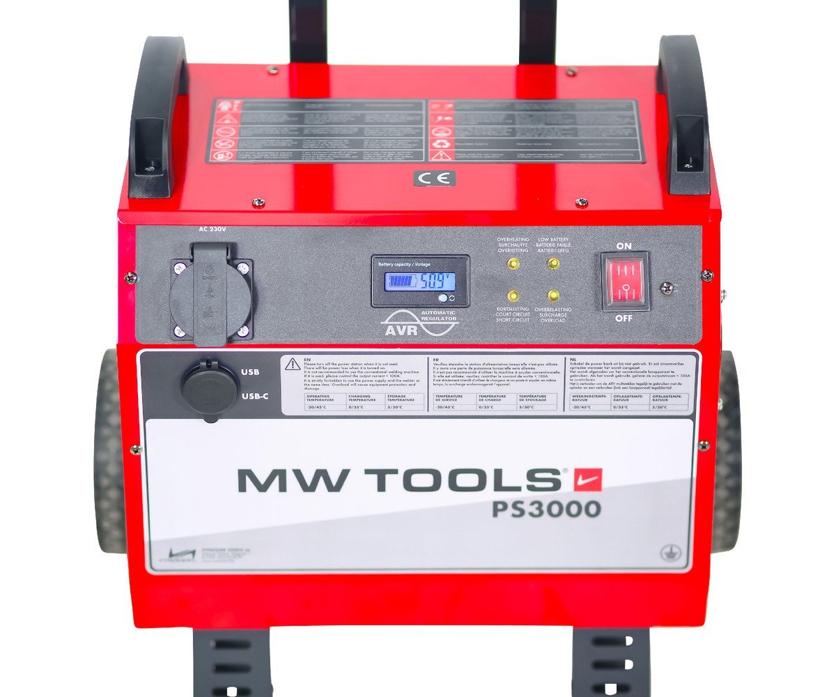 Station d'énergie portable 2405Wh 230V 3.5kW - Batterie externe puissante mobile MW Tools - Image 4