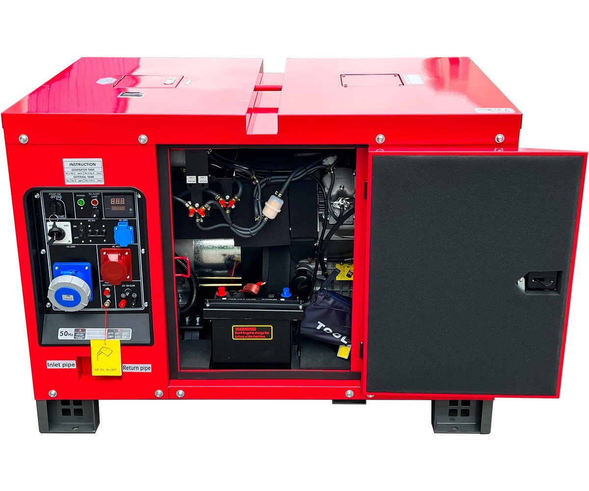 Groupe électrogène insonorisé diesel 13kW 230V + 15kW 400 V 5p MW Tools - Image 4