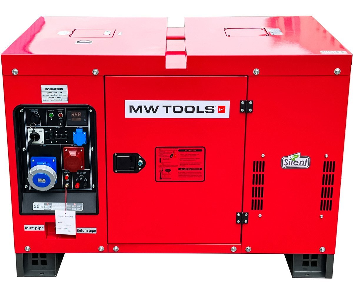 Groupe électrogène insonorisé diesel 13kW 230V + 15kW 400 V 5p MW Tools - Image 3
