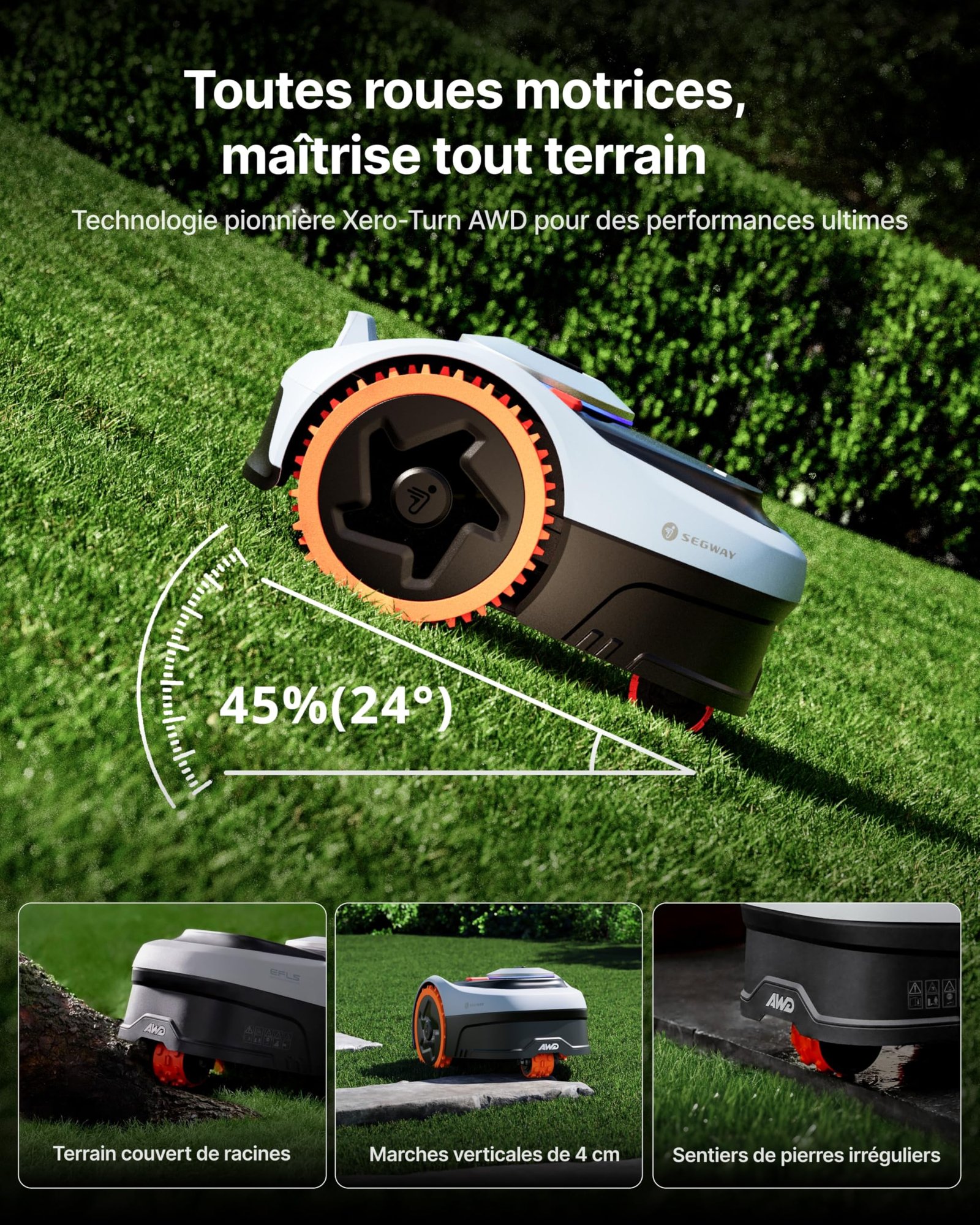 Segway Navimow i205 AWD + Garage S : test, prix et avis 2026 - Image 3