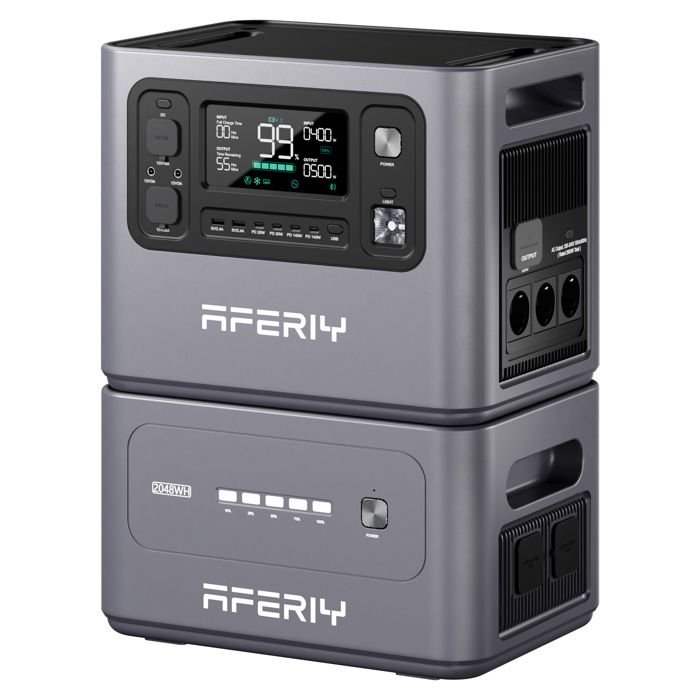 Station électrique portable - AFERIY - P280 - 4096Wh - 2800W - Batterie LiFePO4 extensible - Image 2