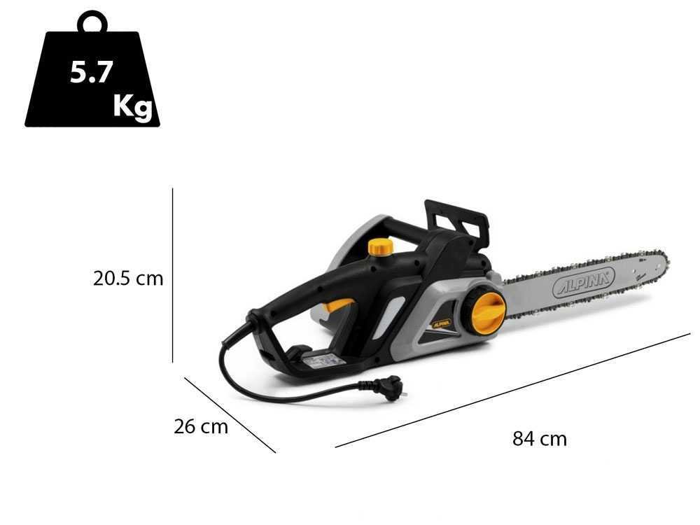 Alpina ACS 200 ET 16 - Tronçonneuse électrique de 2000W - Guide de 40 cm - Image 6