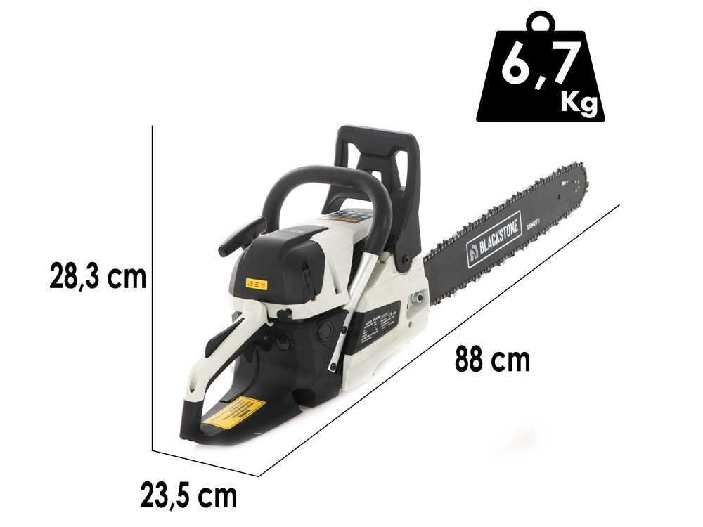 BlackStone LCS 58-20 - Tronçonneuse de coupe thermique - Lame de 50 cm