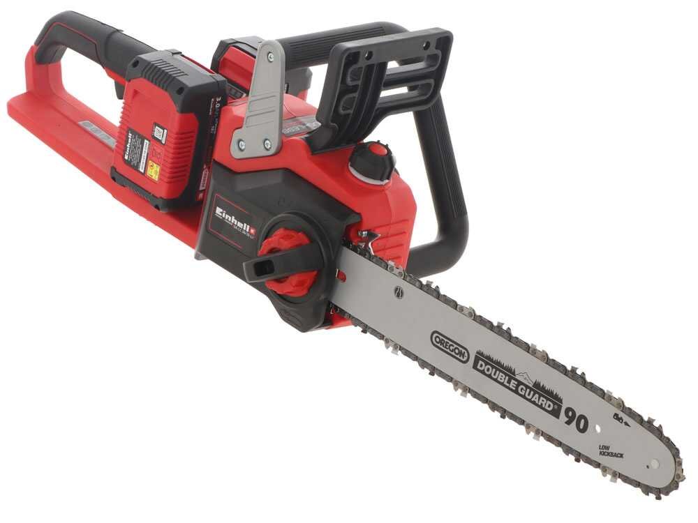 Einhell GE-LC 36/35 Li - Tronçonneuse électrique à batterie 2 x 18V 5.2Ah - Lame de 35cm - Image 4