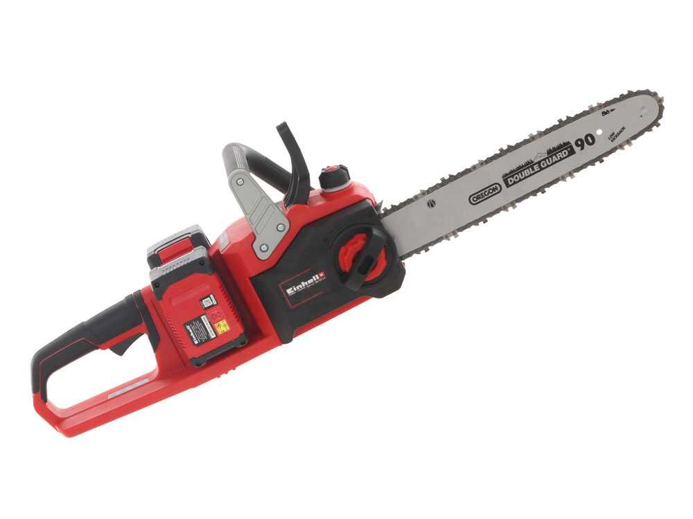 Einhell GE-LC 36/35 Li - Tronçonneuse électrique à batterie 2 x 18V 5.2Ah - Lame de 35cm - Image 5