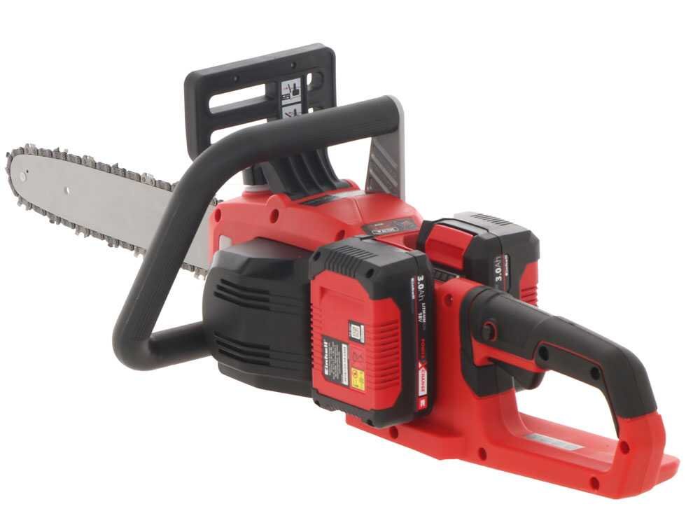 Einhell GE-LC 36/35 Li - Tronçonneuse électrique à batterie 2 x 18V 5.2Ah - Lame de 35cm - Image 12