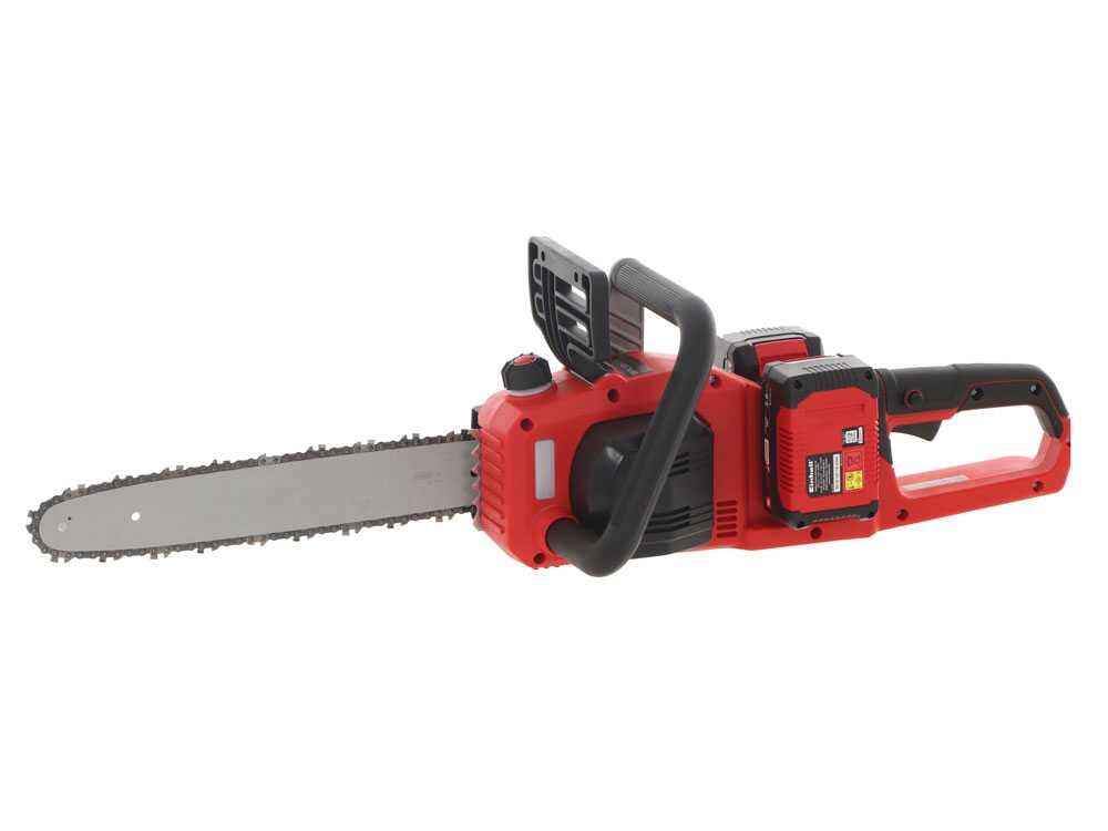 Einhell GE-LC 36/35 Li - Tronçonneuse électrique à batterie 2 x 18V 5.2Ah - Lame de 35cm - Image 13