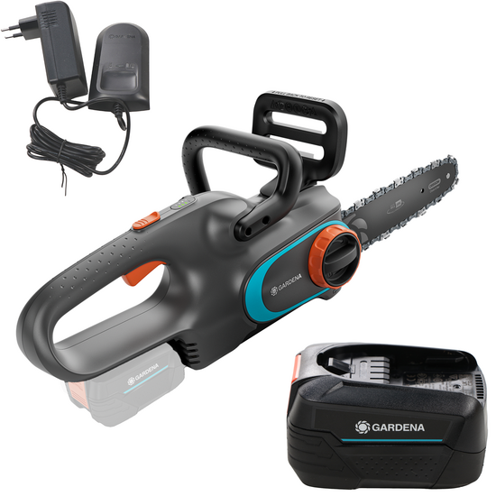 Gardena PowerSaw 250/18V - Tronçonneuse à batterie 18 V 4 Ah - Guide de 25 cm - Image 6