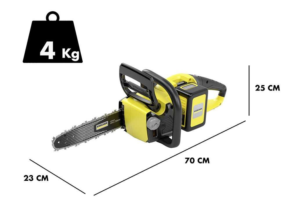 Karcher CNS 18-30 -Tronçonneuse à batterie 18 V - SANS BATTERIE NI CHARGEUR
