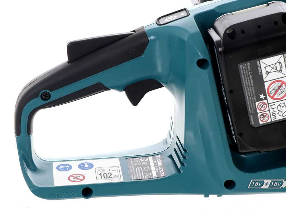 Makita DUC353Z - Tronçonneuse à batterie 36 V - SANS BATTERIE NI CHARGEUR - Image 3